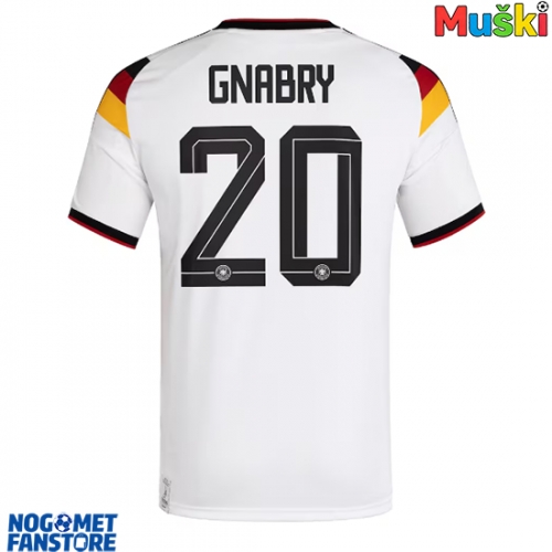 Njemačka Serge Gnabry #20 Domaci Dres SP 2026 Kratak Rukav
